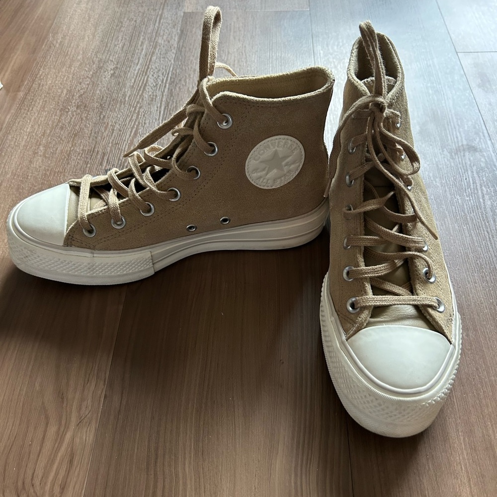 Platform Suede Converse High-Tops